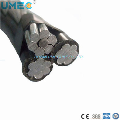 LV 트리플렉스 서비스 드롭 알루미늄 선도자 XLPE 단열 AAC/AAAC/ACSR ABC 전원 케이블