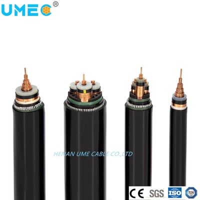 Cu/Al Conductor XLPE 단열된 PVC 껍질 장갑 전력 케이블 중전압