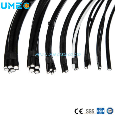 XLPE 알루미늄 선도자 4x10 5x25mm2 단열된 멀티 코어 ABC 오버헤드 트위스트 케이블