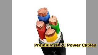 고품질 XLPE 절연 구리 전원 케이블 0 6 1kV